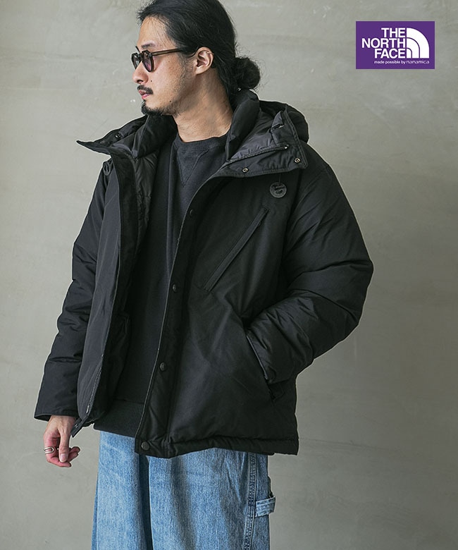 ◇[N25FA105]THE NORTH FACE PURPLE LABEL(ザ・ノース・フェイス パープルレーベル) Double Peak Short Down Parka ダブルピークショートダウンパーカ メンズ トップス アウター ダウンジャケット ジャンパー