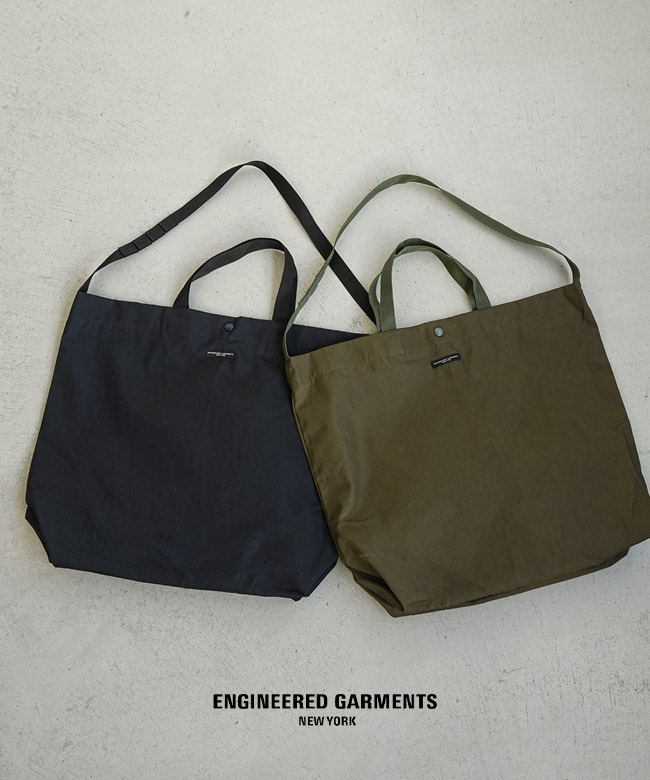 [RV325]ENGINEERED GARMENTS(エンジニアド ガーメンツ) Carry All Tote - Cotton Ventile Twill キャリー オール トート - コットン ベンタイル ツイル トートバッグ ショルダーバッグ 鞄 2WAY