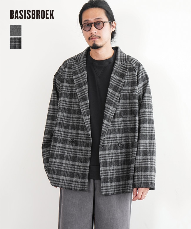 【SALE 30%OFF】[25210A]BASISBROEK(バージスブルック) WANZEN ワンゼン メンズ トップス ジャケット テーラードジャケット ツイードジャケット セール