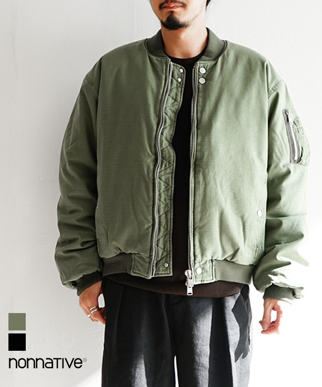 NN-JU4702]nonnative(ノンネイティブ) TROOPER PUFF BLOUSON COTTON