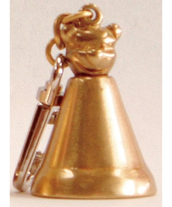 [2303]  大森鋳造所  / 熊よけ鈴　子熊に金棒【ラッピング対象外】