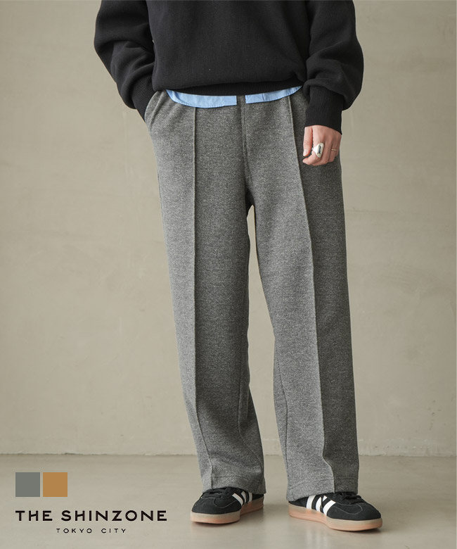 [24AMSPA14]THE SHINZONE(ザ シンゾーン) COTTON WOOL SWEATPANTS コットンウールスウェットパンツ レディース ボトムス