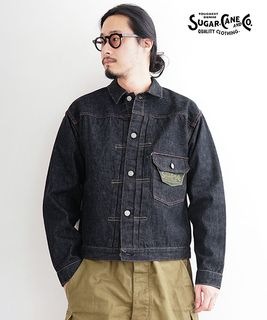 SUGAR CANE(シュガーケーン) 13oz. DENIM BLOUSE 1936 MODEL 13オンスデニム メンズ アウター [SC11936]