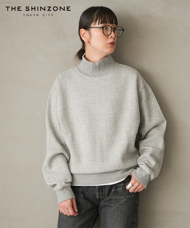 25AWSCU11]THE SHINZONE(ザ シンゾーン) HIGH NECK COMMON SWEATSHIRT