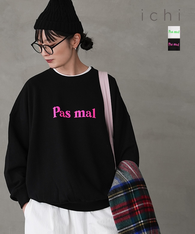 [250745]ICHI(イチ) 裏毛プルオーバー レディース トップス Tシャツ