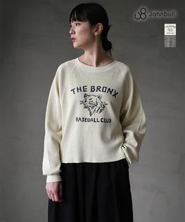 【SALE 30%OFF】[JL254C10]JOHNBULL(ジョンブル) ワッフルロゴPO プルオーバー レディース トップス セール