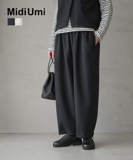 【SALE 20%OFF】[4-76974454]Midi Umi(ミディウミ) flannel touch easy pants フランネルタッチイージーパンツ セール