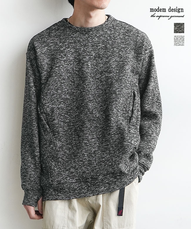 [M-2503474]modem design(モデムデザイン) tech sweat テックスウェット メンズ トップス スウェット