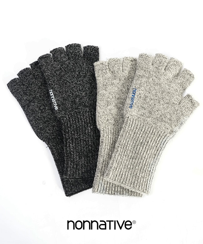 NN-A4713]nonnative(ノンネイティブ) DWELLER CUT OFF GLOVES WOOL
