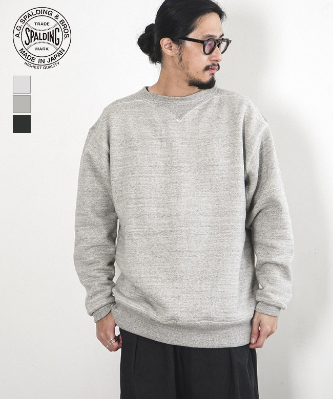 [SPL-AGS-900004]A.G.SPALDING&BROS(エージースポルディングアンドブロス) FOOTBALL SWEAT SHIRTS フットボール スウェットシャツ メンズ トップス トレーナー 長袖 クルーネック