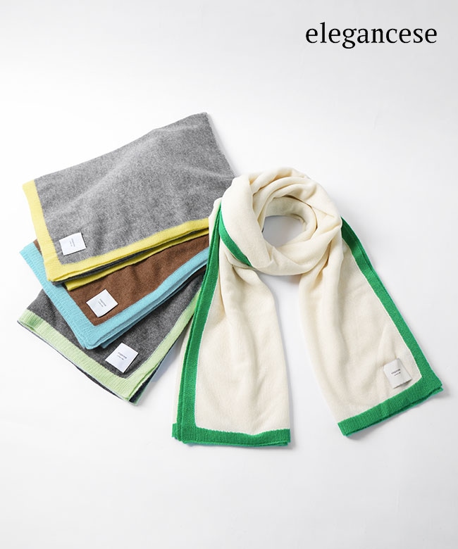 224400300]elegancese(エレガンセーゼ) Mesh cashmere stole メッシュ