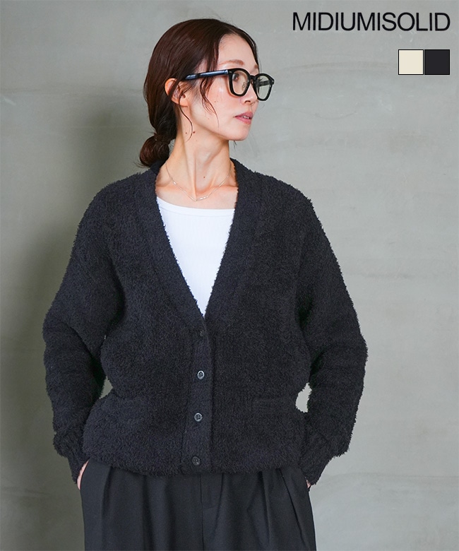 未使用　SHE tokyo カーディガン　デミ　ブラック 中古・古着通販】SHE TOKYO (シートーキョー) Demi Sheer カーディガン