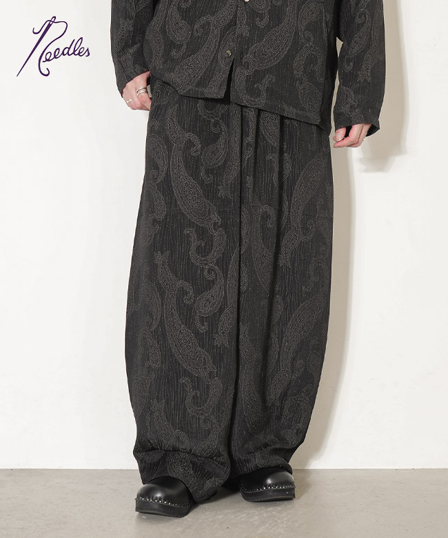 [SX262]NEEDLES(ニードルズ) H.D. Pant - Rayon Paisley Jacquard ヒザデルパンツ-レーヨンペイズリージャガード メンズ ボトムス