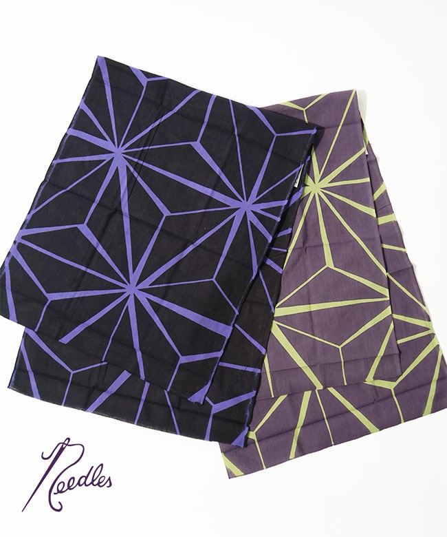sx055]NEEDLES(ニードルズ)Tenugui Bandana - Kiriko バンダナ