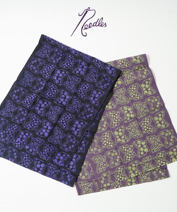 sx056]NEEDLES(ニードルズ)Tenugui Bandana - Papillon バンダナ