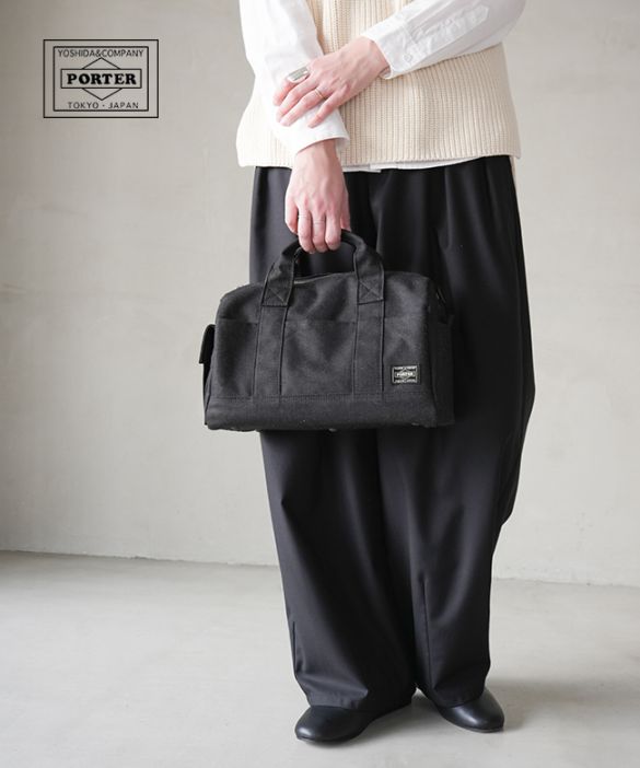 592-26367]【ショルダー紐・収納袋付属】PORTER(ポーター)SMOKY 2WAY