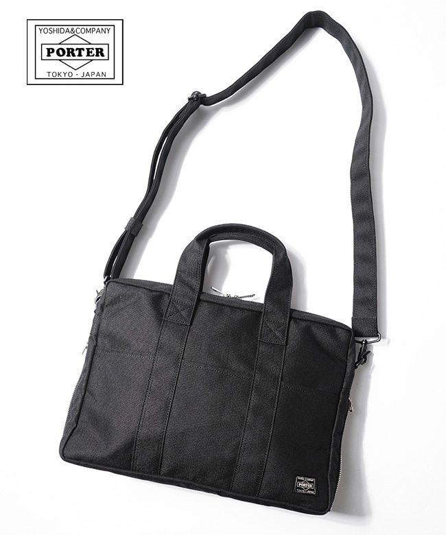 592-27530]【ショルダー紐・収納袋付属】PORTER(ポーター) SMOKY 2WAY