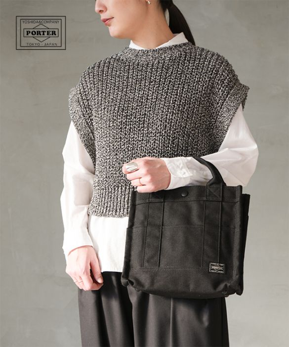 592-27628]【ショルダー紐・収納袋付属】PORTER(ポーター) SMOKY 2WAY