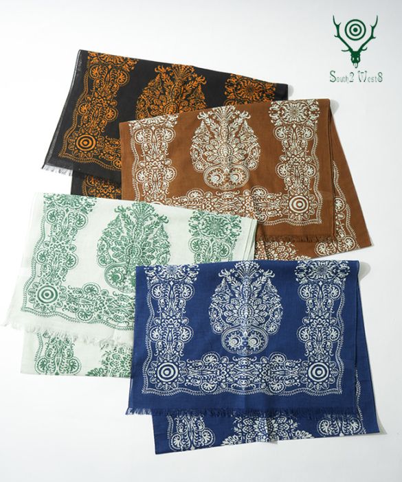 [SX600] South2West8(サウスツーウエストエイト) Stole - Cotton Gauze ストール - コットンガーゼ レディース メンズ ユニセックス 雑貨 スカーフ 【メール便対応可】