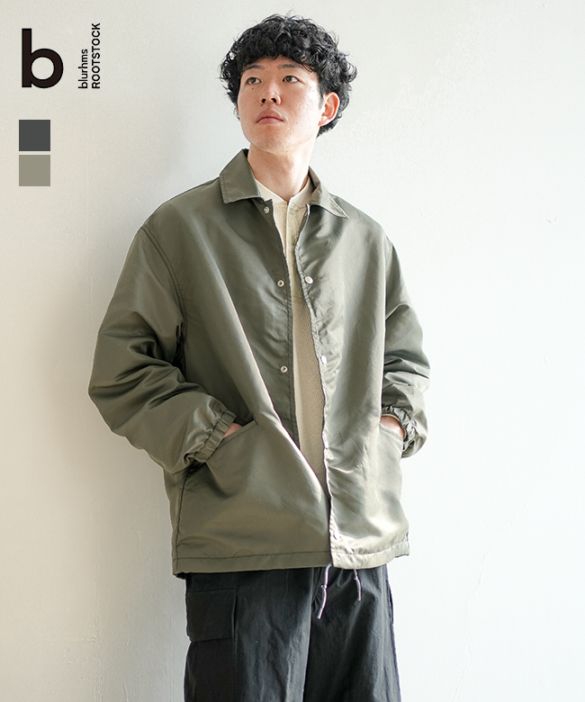 blurhms ROOTSTOCK ショートブルゾン メルトン 4 bROOTS26S8]blurhms ROOTSTOCK(ブラームスルーツストック) Washed