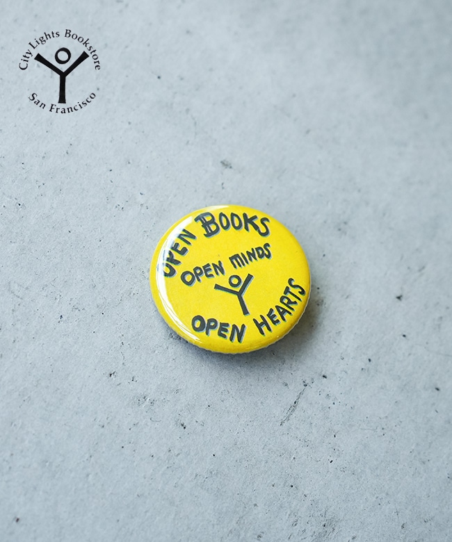 cl-pinback]City Lights Book Store(シティライツ ブックストア) ロゴ