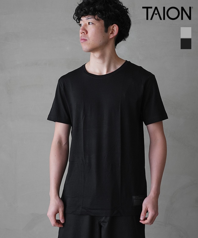[TAION-U02MWMT]TAION(タイオン) MERINO WOOL UNDER WEAR T-SH〈HALF SLEEVE〉メリノウールアンダーウェアハーフスリーブTシャツ