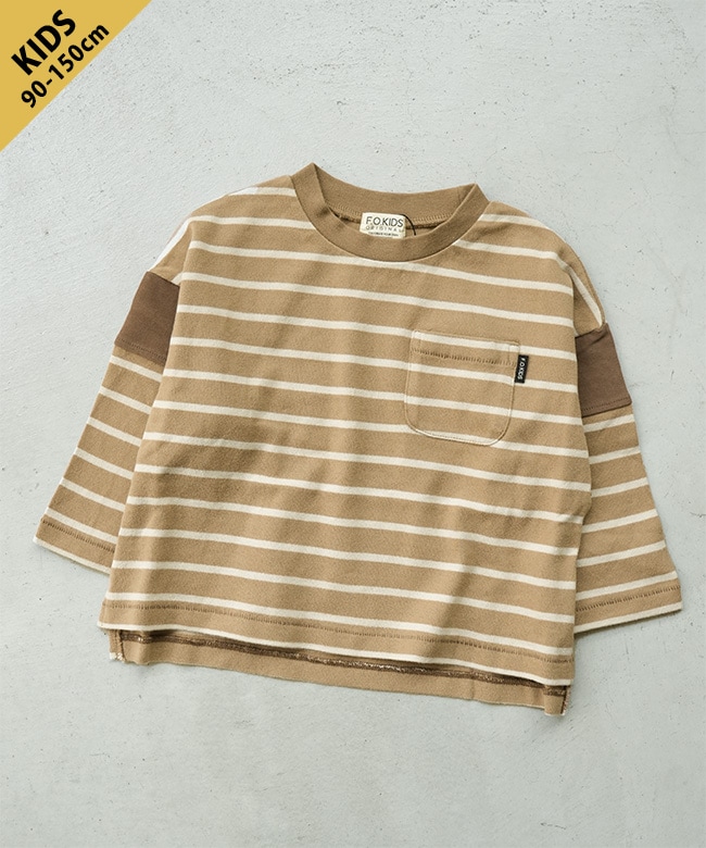 【SALE 20%OFF】F.O.KIDS(エフオーキッズ)ボーダー 長袖Tシャツ 90 100 110 120 130 140 150サイズ【メール便対応可】 [R106056] セール