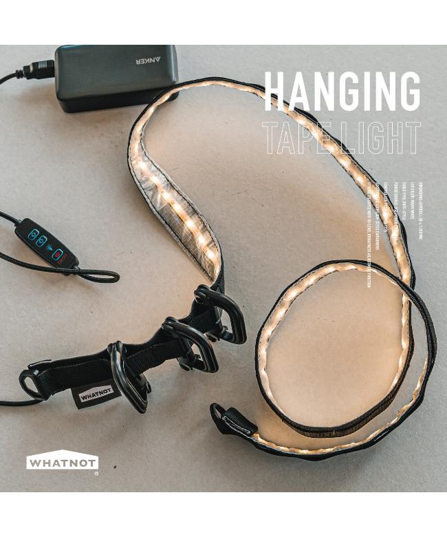[htl-01-bk] / WHATNOT(ワットノット) / ハンギングテープライト【ラッピング対象外】