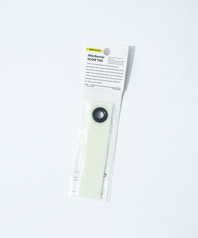 [3613]County Comm(カウンティーコム) アフターバーナー グロータグ 蓄光キータグ【メール便対応可】