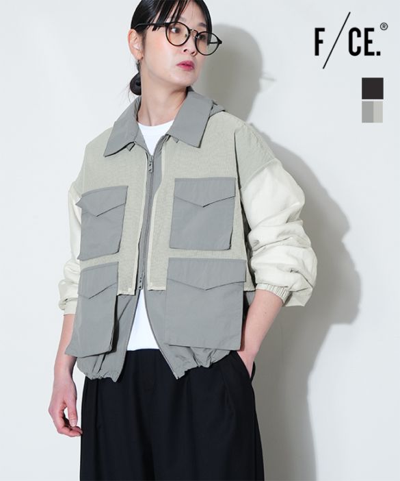 [FST08261u0003]F/CE.(エフシーイー)MESH LAYERED JACKET / エフシーイー メッシュ レイヤード ジャケット
