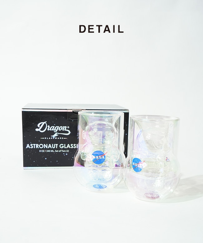 3711] DETAIL(ディティール) NASA Astronaut Double Wall Glasses 2P