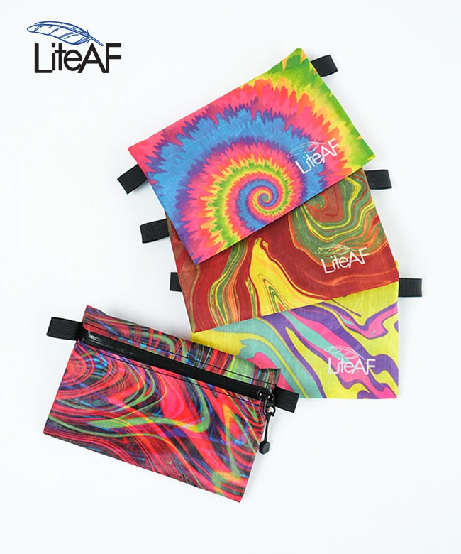 LiteAF(ライトエーエフ) PRINTED DYNEEMA ZIPPER POUCHES AKA HIKER WALLETS プリンテッドジッパーポーチAKAハイカーウォレット 財布 [LAF-HW-D]