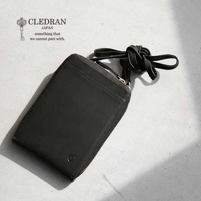 ◇【訳あり 50%】CLEDRAN(クレドラン) ROCHE MULTI SHOULDER(ポシェマルチショルダー)/お財布ショルダー oIZ [CL3213]