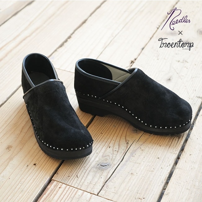 【訳あり 50%OFF】NEEDLES(ニードルズ)×TROENTORP(トロエントープ)SWEDISH CLOG - VAN GOGH / ROUGH OUT/スリッポン/シューズ セール [NS332]