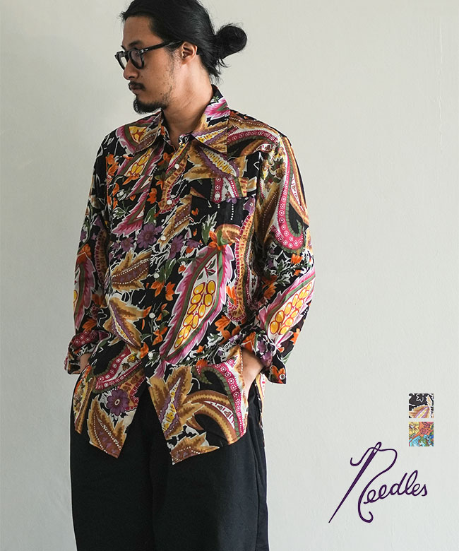 【訳あり 60%OFF】NEEDLES(ニードルズ) Western Shirt - Printed Cotton Lawn / Floral ウエスタンシャツ - プリンテッドコットンローン / フローラル メンズ トップス ボタンシャツ カジュアルシャツ セール [QV299]