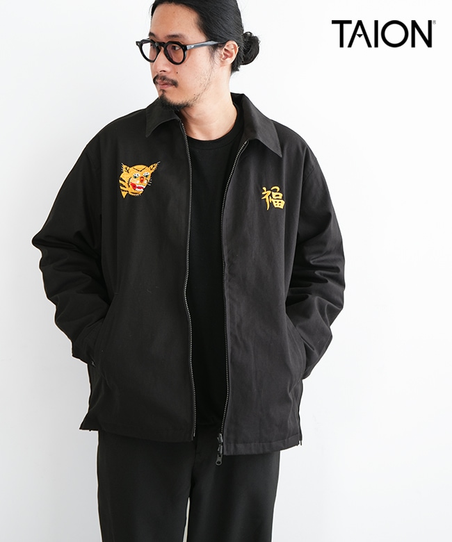TAION-NDBS03JS]TAION(タイオン)NON DOWN REVERSIBLE VET BLOUSON ノン