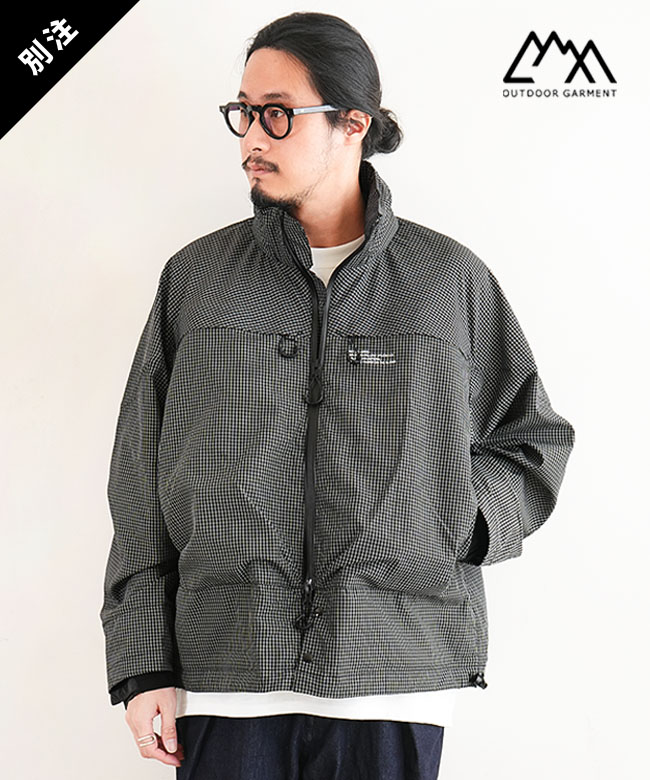 [CMF2601-J09WH]CMF/COMFY OUTDOOR GARMNT(シーエムエフ/コンフィーアウトドアガーメント) WOODY 別注 SST JK -GRID- メンズ トップスライトアウター ソフトシェル シェルジャケット