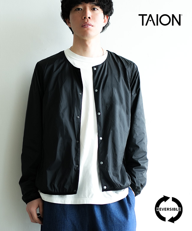 TAION-R104NDCGBS]TAION(タイオン)【収納袋付属】 NON DOWN REVERSIBLE
