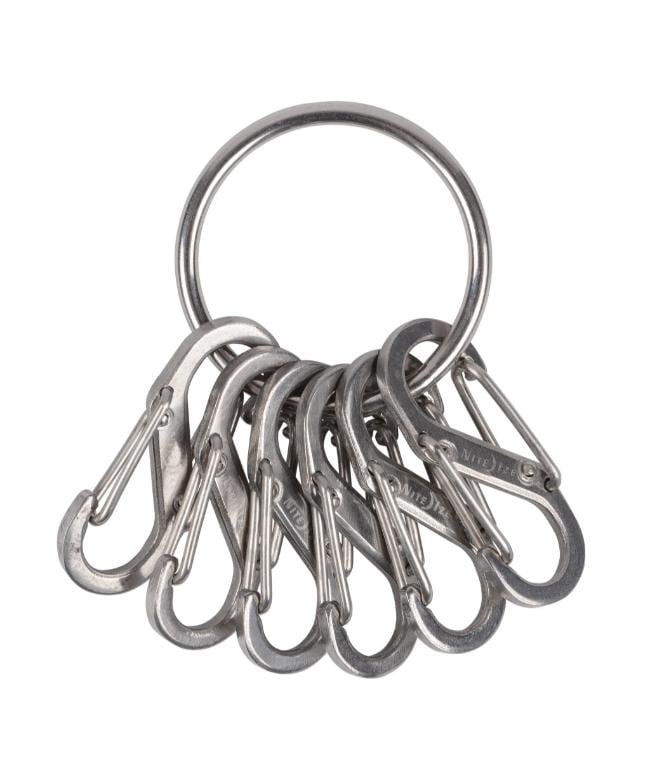 NITE IZE(ナイトアイズ) / キーリングスチールステンレスシルバー【ラッピング対象外】【メール便可】[ni02626]