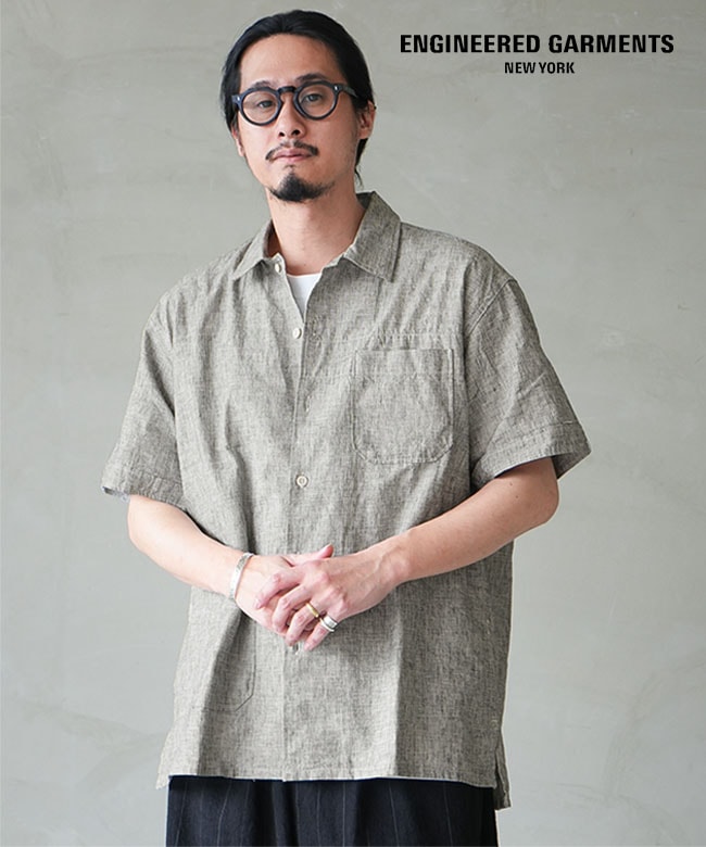 [SW021]ENGINEERED GARMENTS(エンジニアド ガーメンツ) Camp Shirt キャンプシャツ メンズ トップス