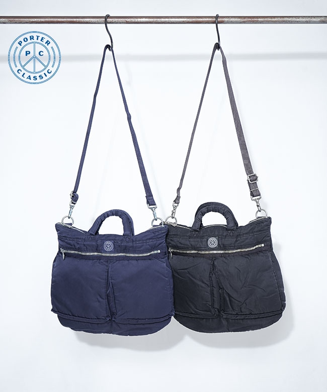 PORTER CLASSIC(ポータークラシック)SUPER NYLON HELMET CASE S スーパーナイロンヘルメットケース ショルダーバッグ 鞄 トート[PC-015-325]