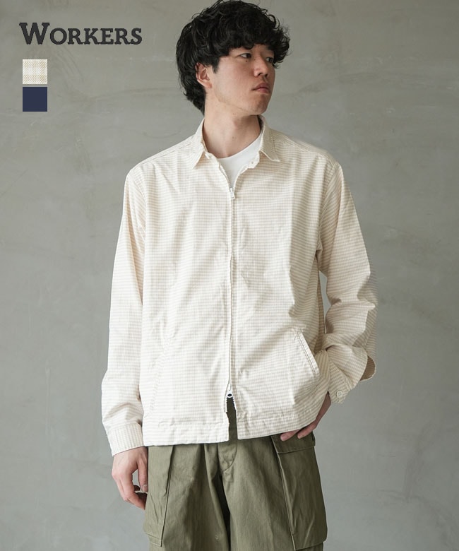 WORKERS(ワーカーズ) Swing Top OX スイングトップオックス シャツ ブルゾン メンズ [2602IA1]