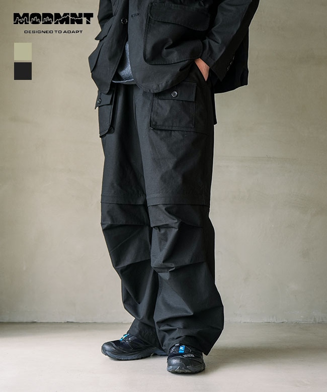 MODMNT(モドメント)KNOCK ABOUT PANTS ノックアバウトパンツ トレイルパンツ メンズ ズボン バギーパンツ [M2600-1D009F]