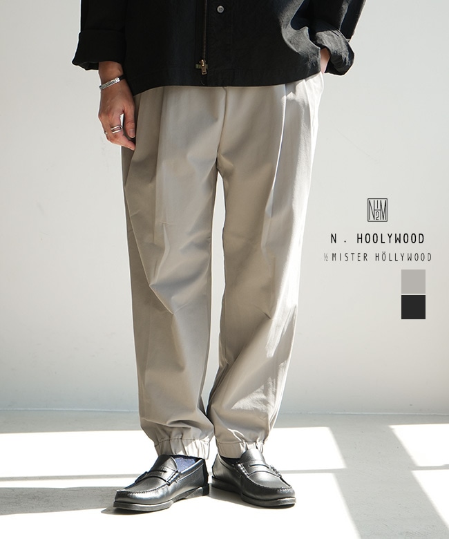 N.HOOLYWOOD(エヌハリウッド)  2TUCK EASY PANTS メンズ ボトムス ツータックイージーパンツ[2261-CP20-006peg]