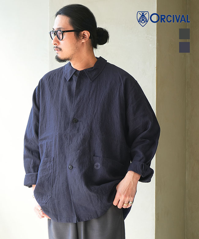 ORCIVAL(オーシバル/オーチバル) COVERALLS SHIRT カバーオールシャツ