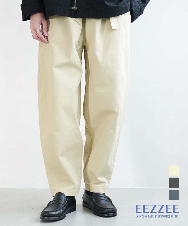 EEZZEE(イージー) EEZZEE PANTS / Fadeway Cotton イージーパンツ フェードウェイコットン メンズ ボトムス ワイドパンツ  テーパードパンツゆったり 楽[EZC11CGD26001]