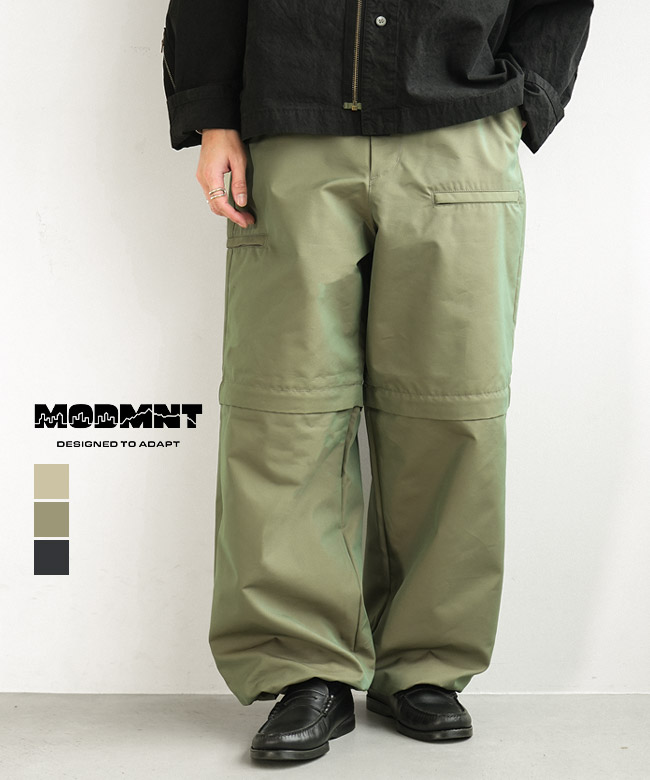 MODMNT(モドメント) UNIFORM PANTS ユニフォームパンツ メンズ ボトムス トラウザー ワイドパンツ ショーツ ショートパンツ バギーパンツ[M2600-1D010F]