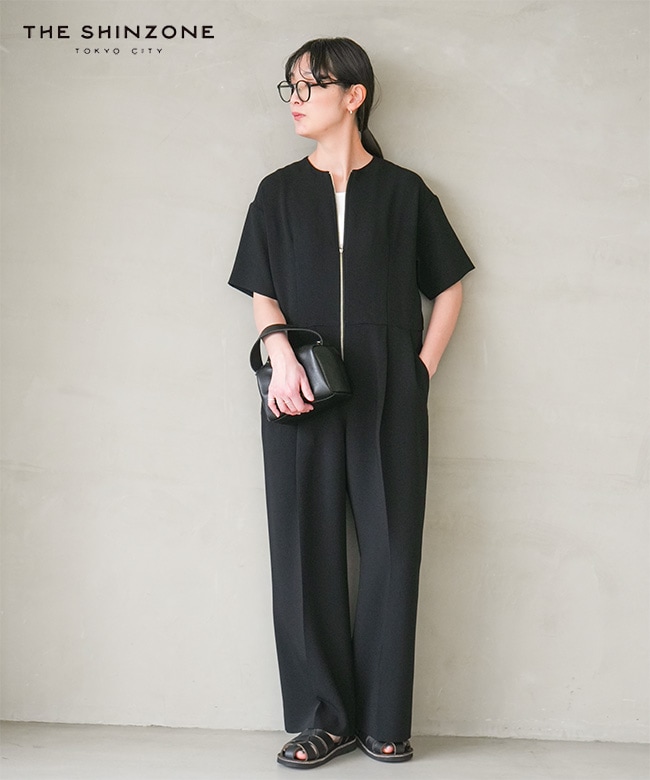 THE SHINZONE(ザ シンゾーン)DOUBLE CLOTH JUMPSUITダブルクロス