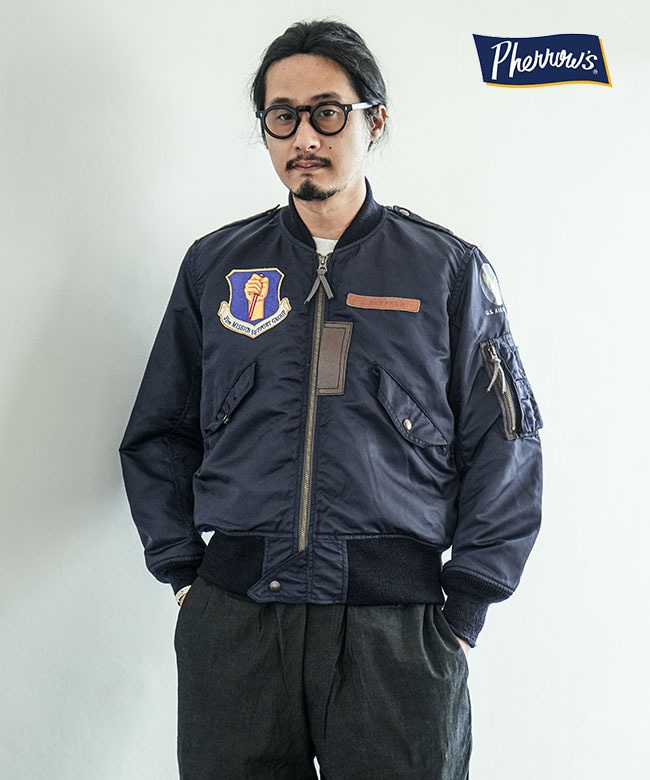 Pherrow's(フェローズ) フライトジャケット 35周年記念モデル アウター [26S-L-2A-TEST-DECO]
