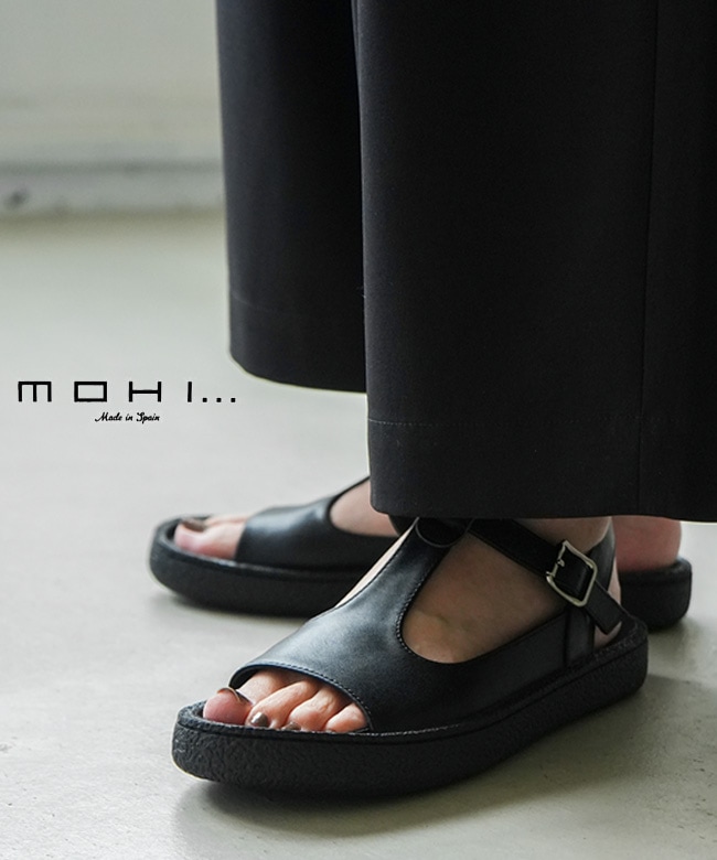 モヒ MOHI ラバーソール Tストラップサンダル 39 24.5-25 MOHI(モヒ) Tストラップサンダル/レディース/シューズ/靴/くつ